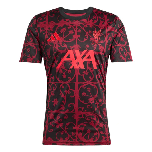 adidas 2025-26 Liverpool Men's Pre-Match Soccer Jersey (Front)