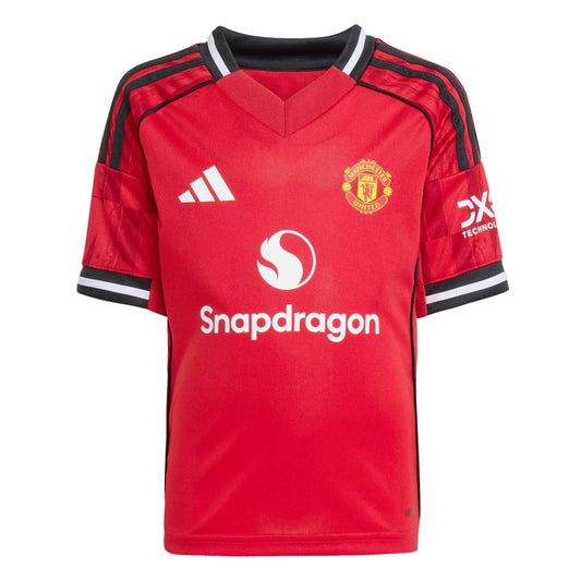 adidas 2025-26 Manchester United Kid's Home Mini Kit