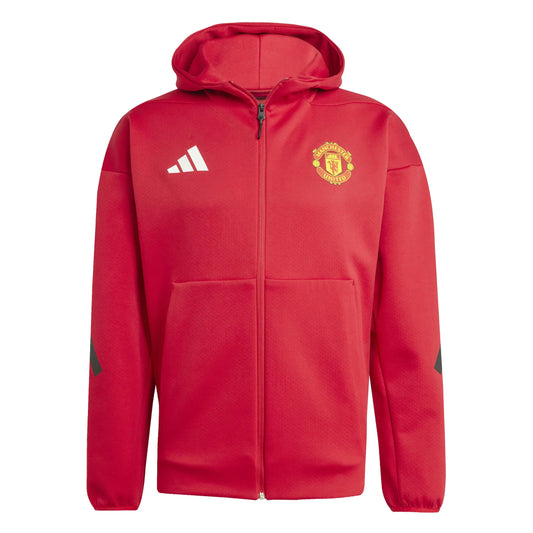adidas 2025-26 Manchester United Men's Anthem Jacket (Front)