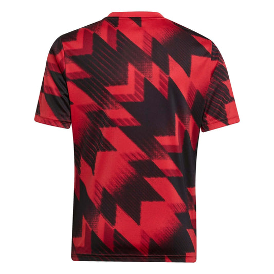 adidas 2025-26 Manchester United Youth Pre-Match Soccer Jersey