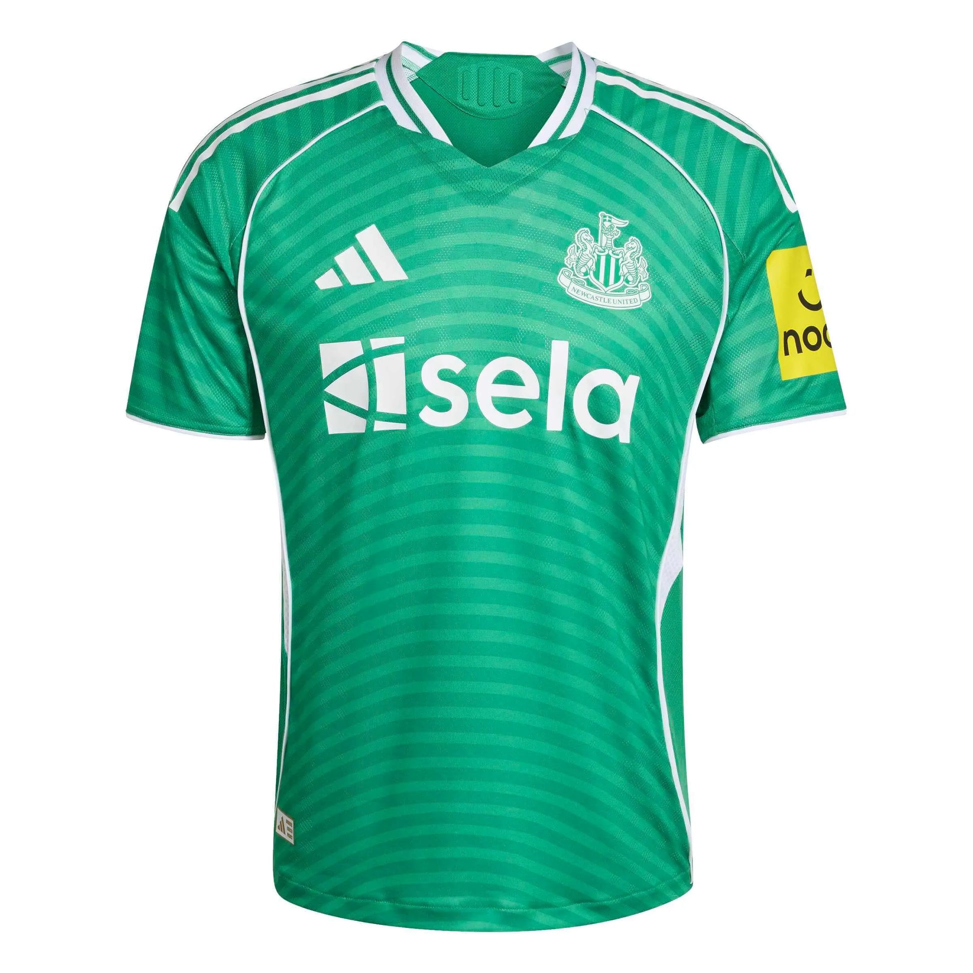 adidas 2025-26 Newcastle Men's Authentic Away Soccer Jersey (Front)