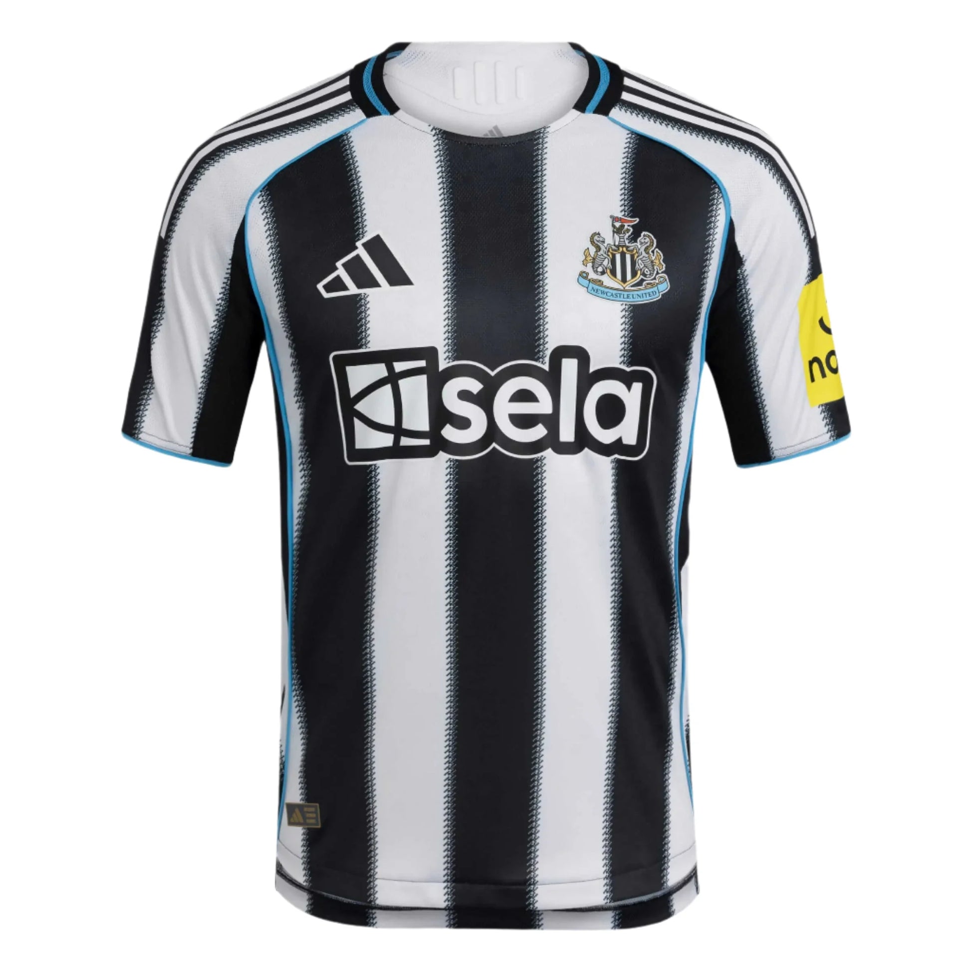 adidas 2025-26 Newcastle Men's Authentic Home Soccer Jersey (Front)