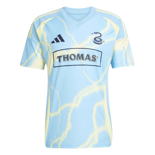 adidas 2025-26 Philadelphia Union Men's Stadium Away Soccer Jersey (Front)