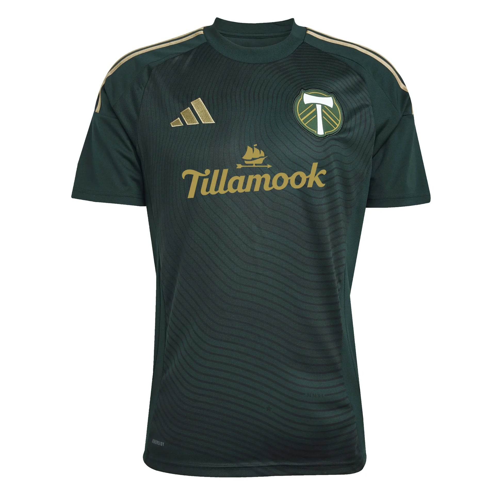 adidas 2025-26 Portland Timbers Men's Stadium Home Soccer Jersey (Front)