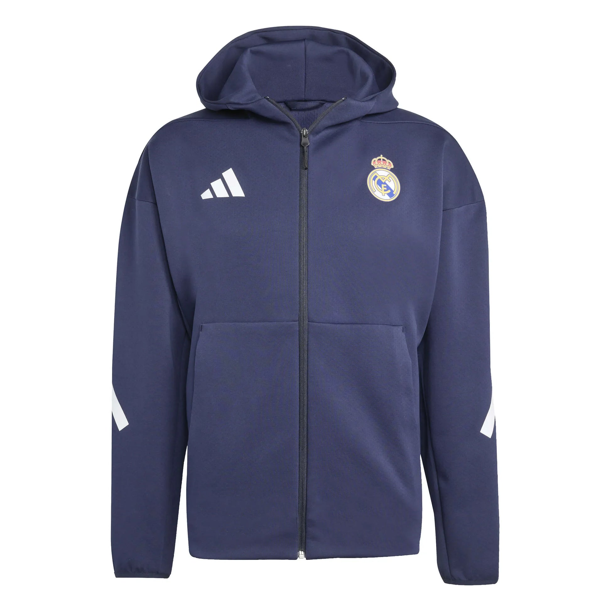 adidas 2025-26 Real Madrid Men's Anthem Jacket (Front)