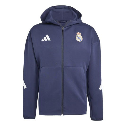adidas 2025-26 Real Madrid Men's Anthem Jacket (Front)