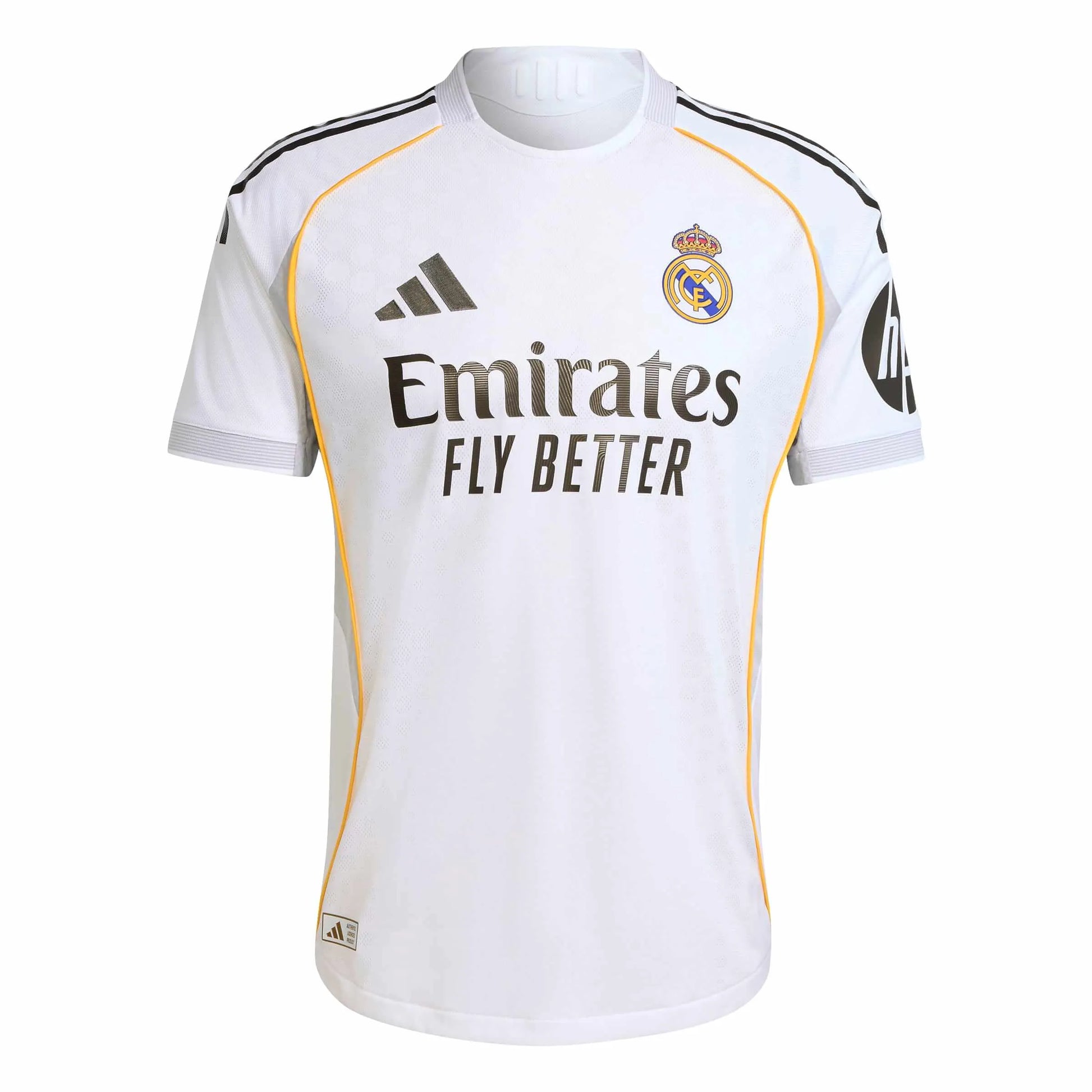 adidas 2025-26 Real Madrid Men's Authentic Home Soccer Jersey (Front)