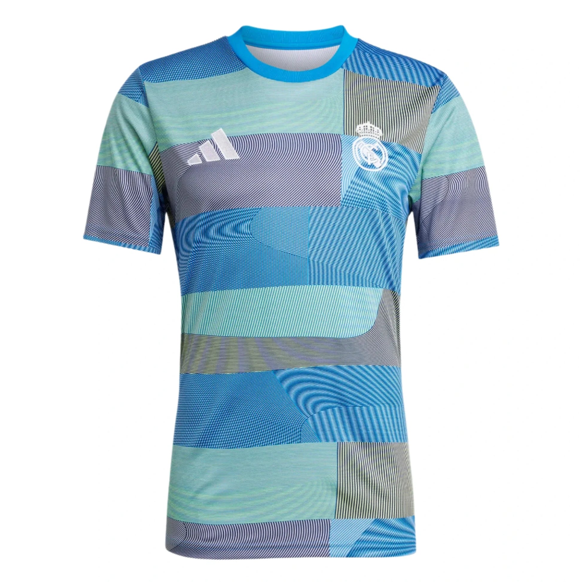 adidas 2025-26 Real Madrid Men's Pre-Match Soccer Jersey (Front)