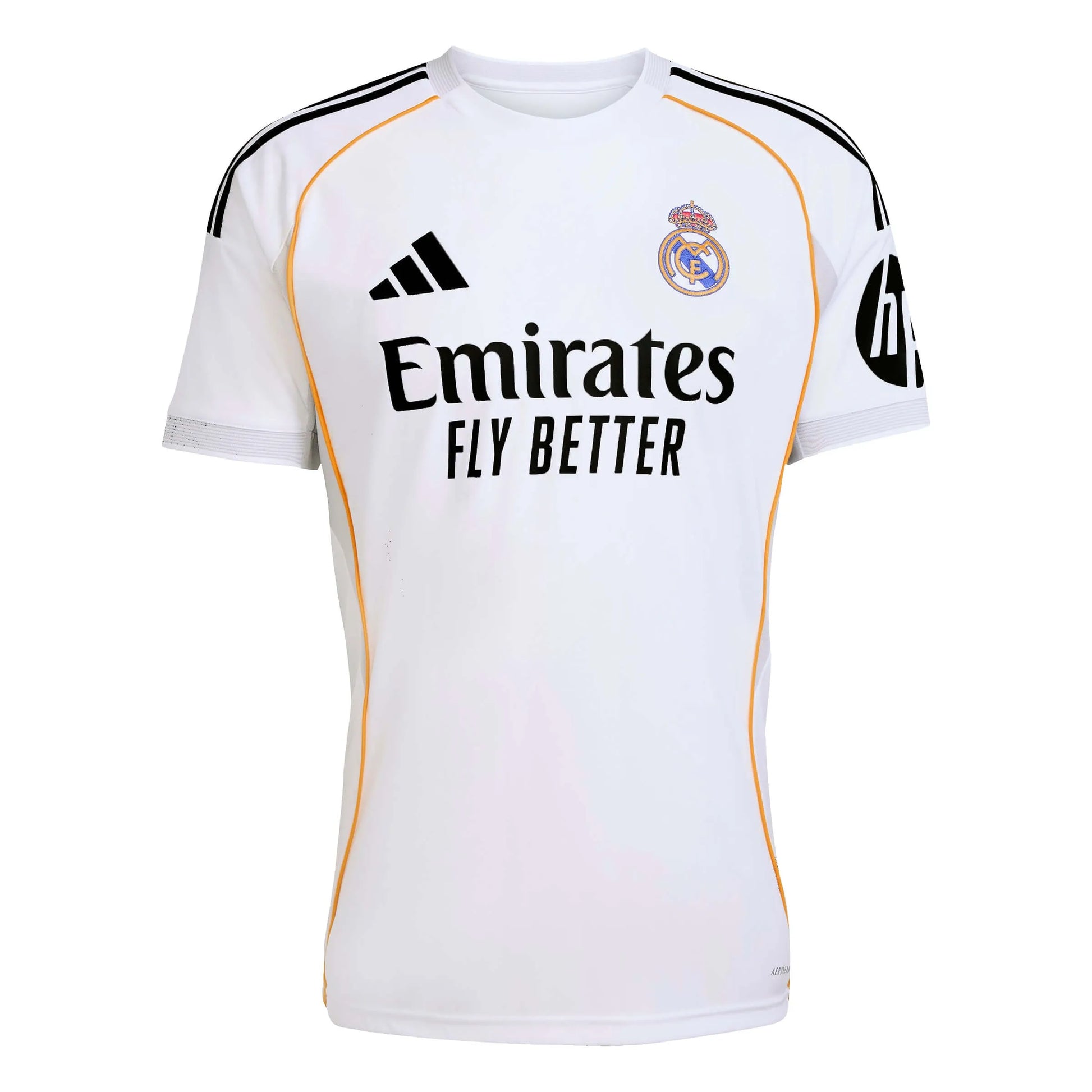 adidas 2025-26 Real Madrid Men's Stadium Home Soccer Jersey (Front)