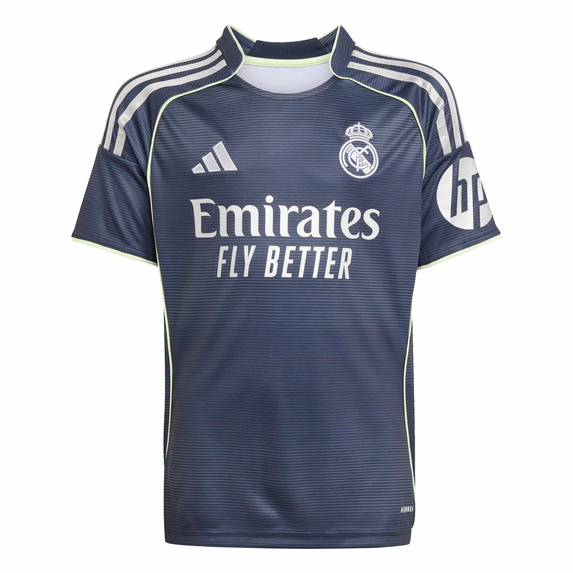 adidas 2025-26 Real Madrid Youth Stadium Away Soccer Jersey (Front)
