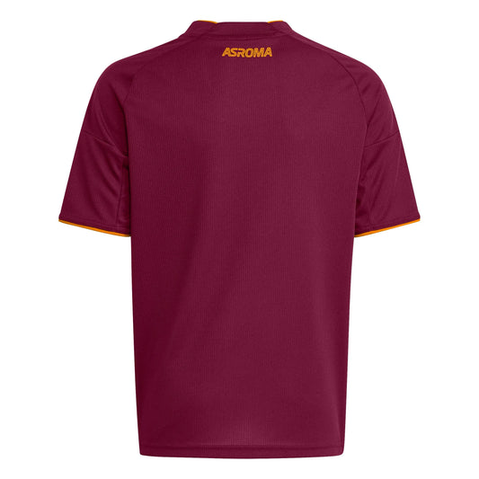 adidas 2025-26 Roma Youth Stadium Home Soccer Jersey
