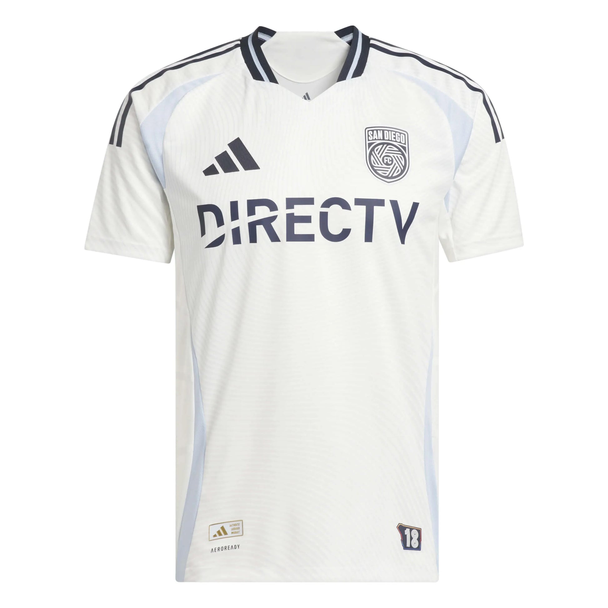 adidas 2025-26 San Diego Men's Authentic Away Soccer Jersey (Front)