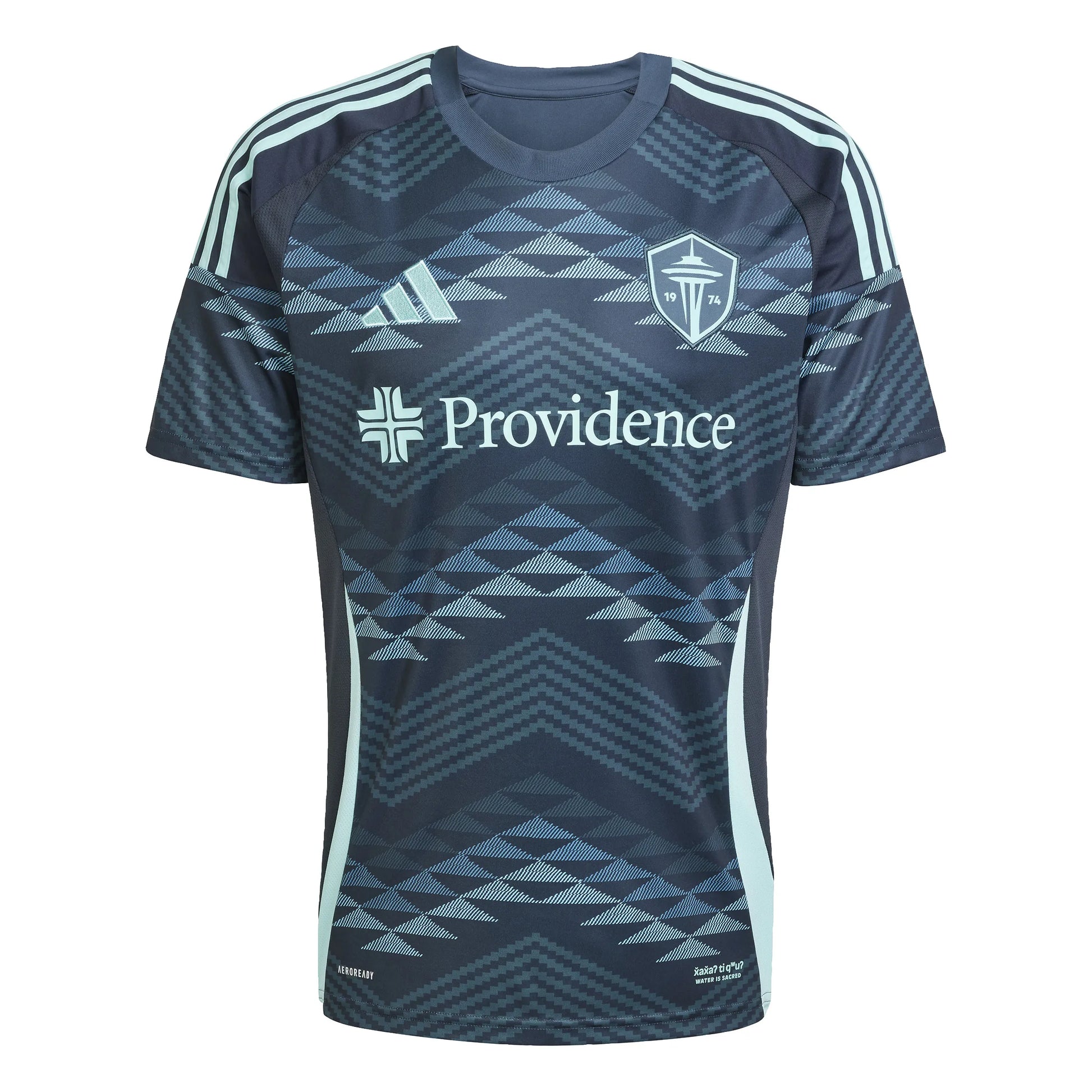 adidas 2025-26 Seattle Sounders Men's Stadium Away Soccer Jersey (Front)
