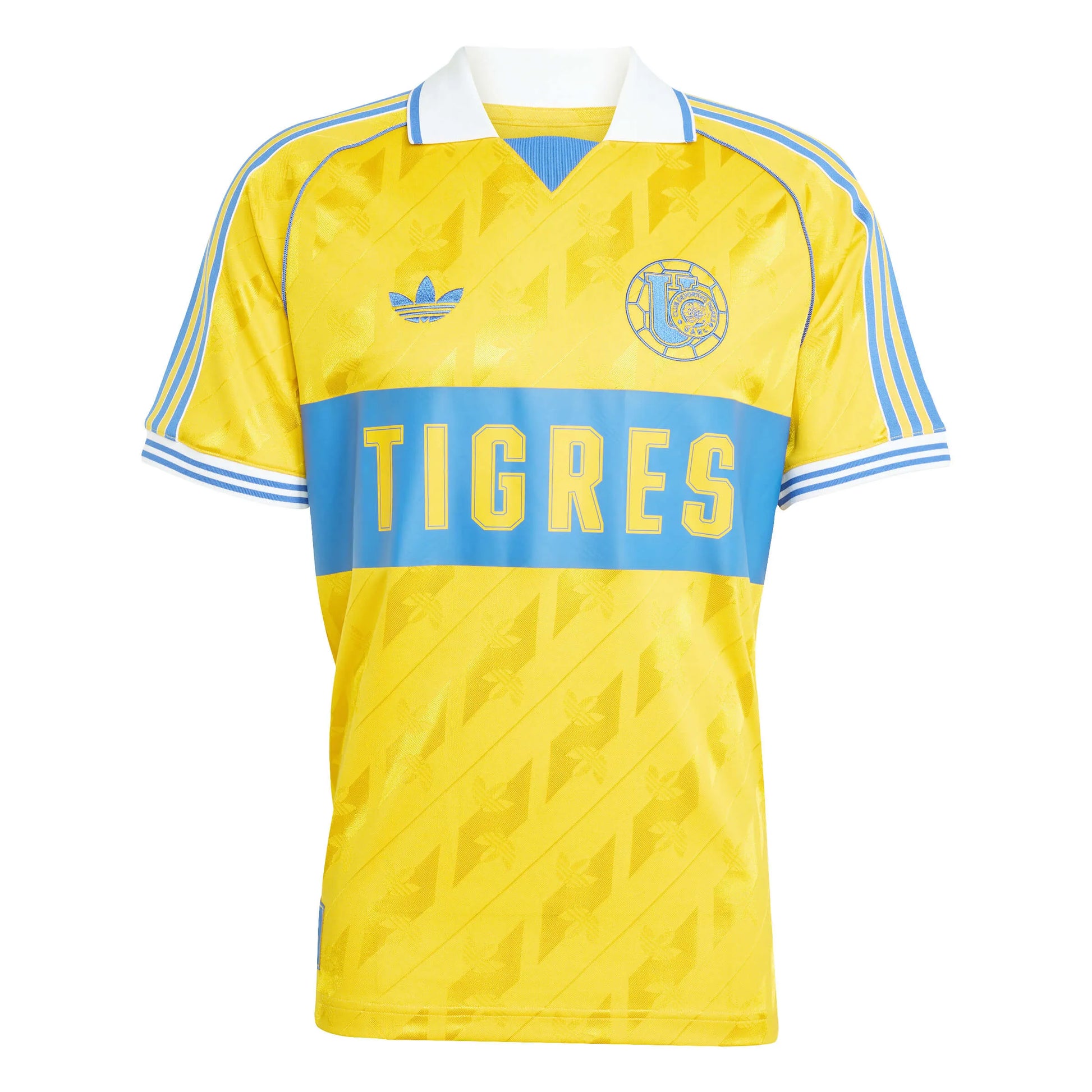 adidas 2025-26 Tigres Men's Stadium Anniversary Soccer Jersey (Front)