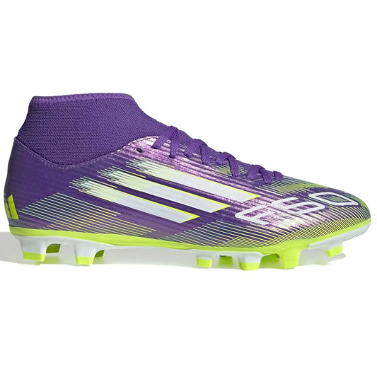 adidas F50 Club Mid Firm-Multi Ground Soccer Cleats - Radiant Blaze Pack (Side 1)