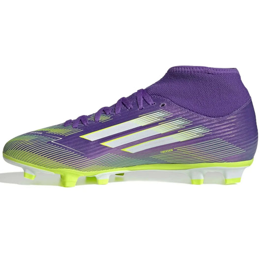 adidas F50 Club Mid Firm/Multi Ground Soccer Cleats - Radiant Blaze Pack
