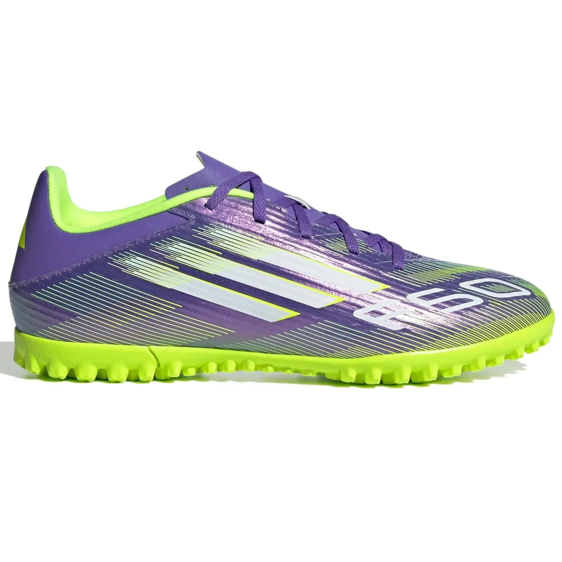 adidas F50 Club Turf Soccer Shoes - Radiant Blaze Pack (FA25) (Side 1)