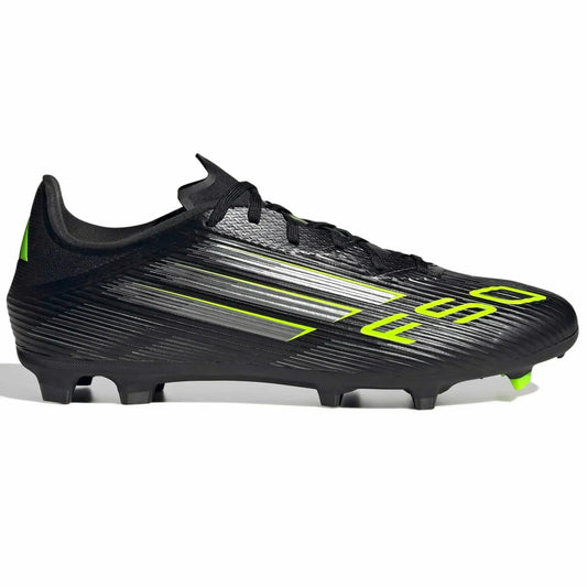 adidas F50 League Firm-Multi Ground Soccer Cleats - Electric Stealth Pack (FA25) (Side 1)