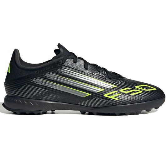 adidas F50 League Turf Soccer Shoes - Electric Stealth Pack (FA25) (Side 1)