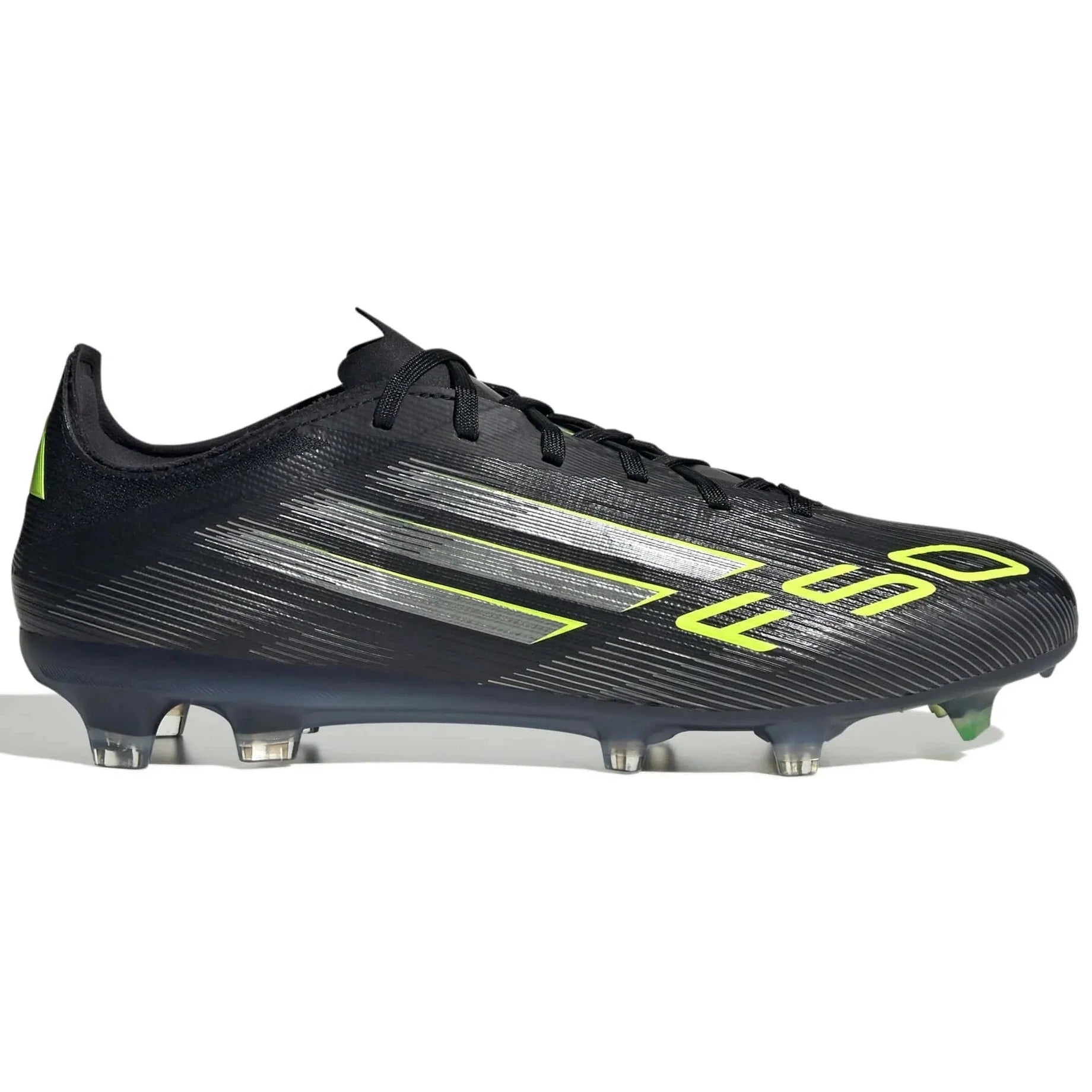 adidas F50 Pro Firm Ground Soccer Cleats - Electric Stealth Pack (FA25) (Side 1)