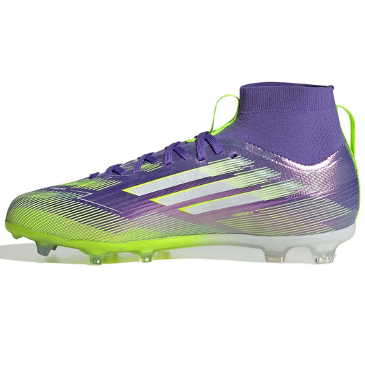 adidas JR F50 Elite Mid Firm Ground Soccer Cleats - Radiant Blaze Pack (FA25)