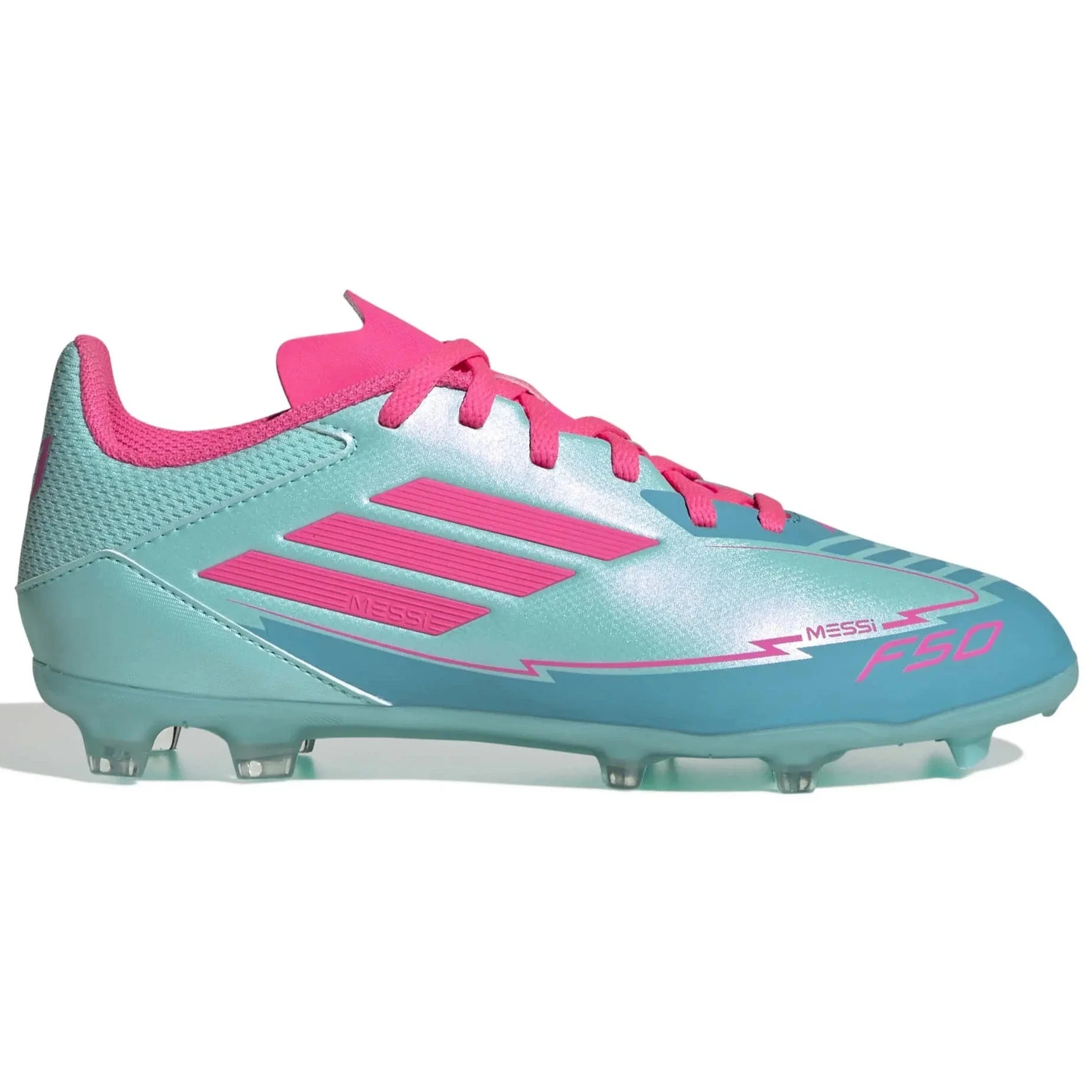 adidas JR F50 League Firm-Multi Ground Messi - MP2 Pack (SU25) (Side 1)