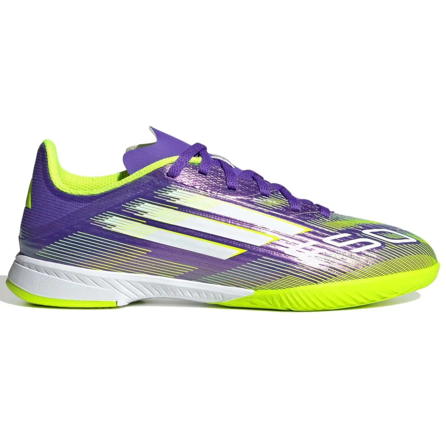 adidas JR F50 League Indoor Soccer Shoes - Radiant Blaze Pack (FA25) (Side 1)