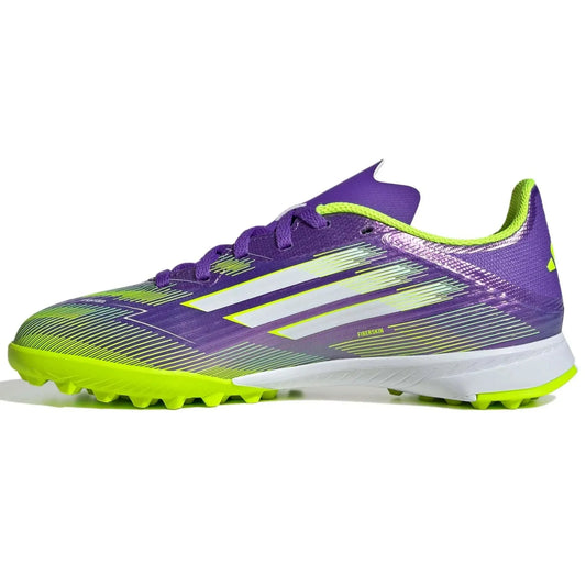 adidas JR F50 League Turf Soccer Shoes - Radiant Blaze Pack (FA25)