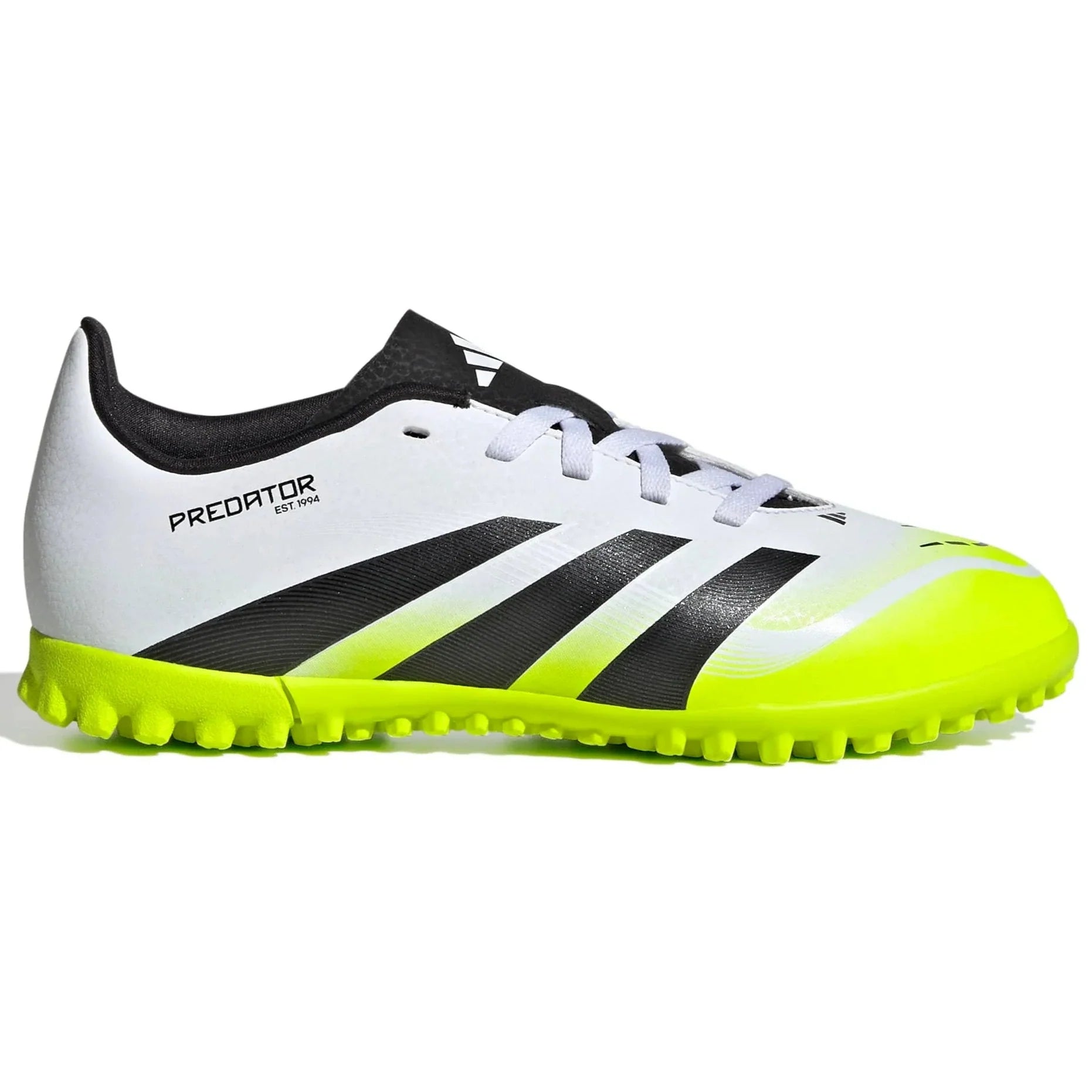 adidas JR Predator Club Turf Soccer Shoes - Radiant Blaze Pack (FA25) (Side 1)