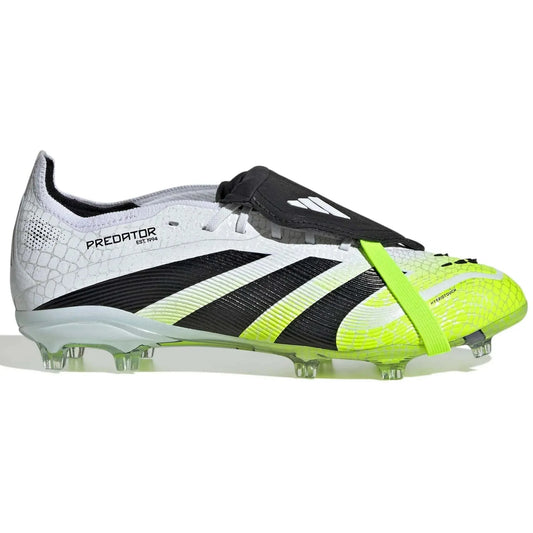 adidas JR Predator Elite Fold-Over Tongue Firm Ground Soccer Cleats - Radiant Blaze Pack (FA25) (Side 1)