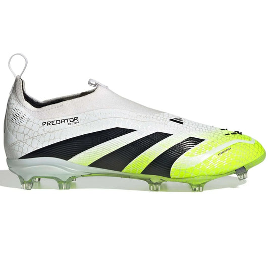 adidas JR Predator Elite Laceless Firm Ground Soccer Cleats - Radiant Blaze Pack (FA25) (Side 1)