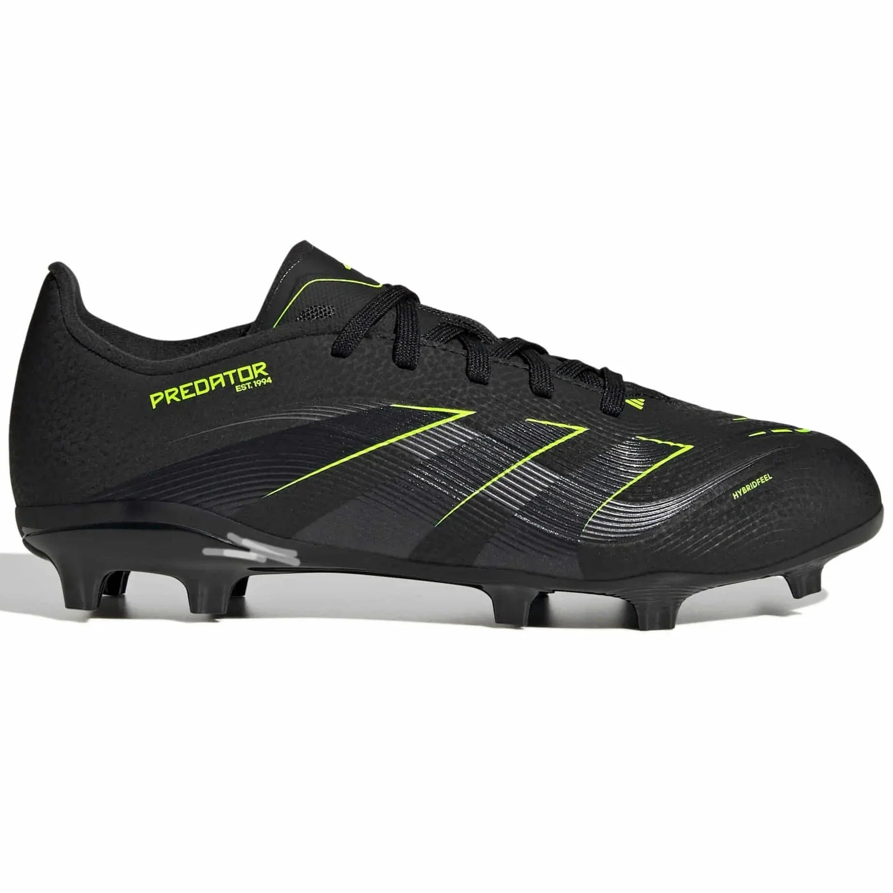 adidas JR Predator League Firm-Multi Ground Soccer Cleats - Electric Stealth Pack (FA25) (Side 1)
