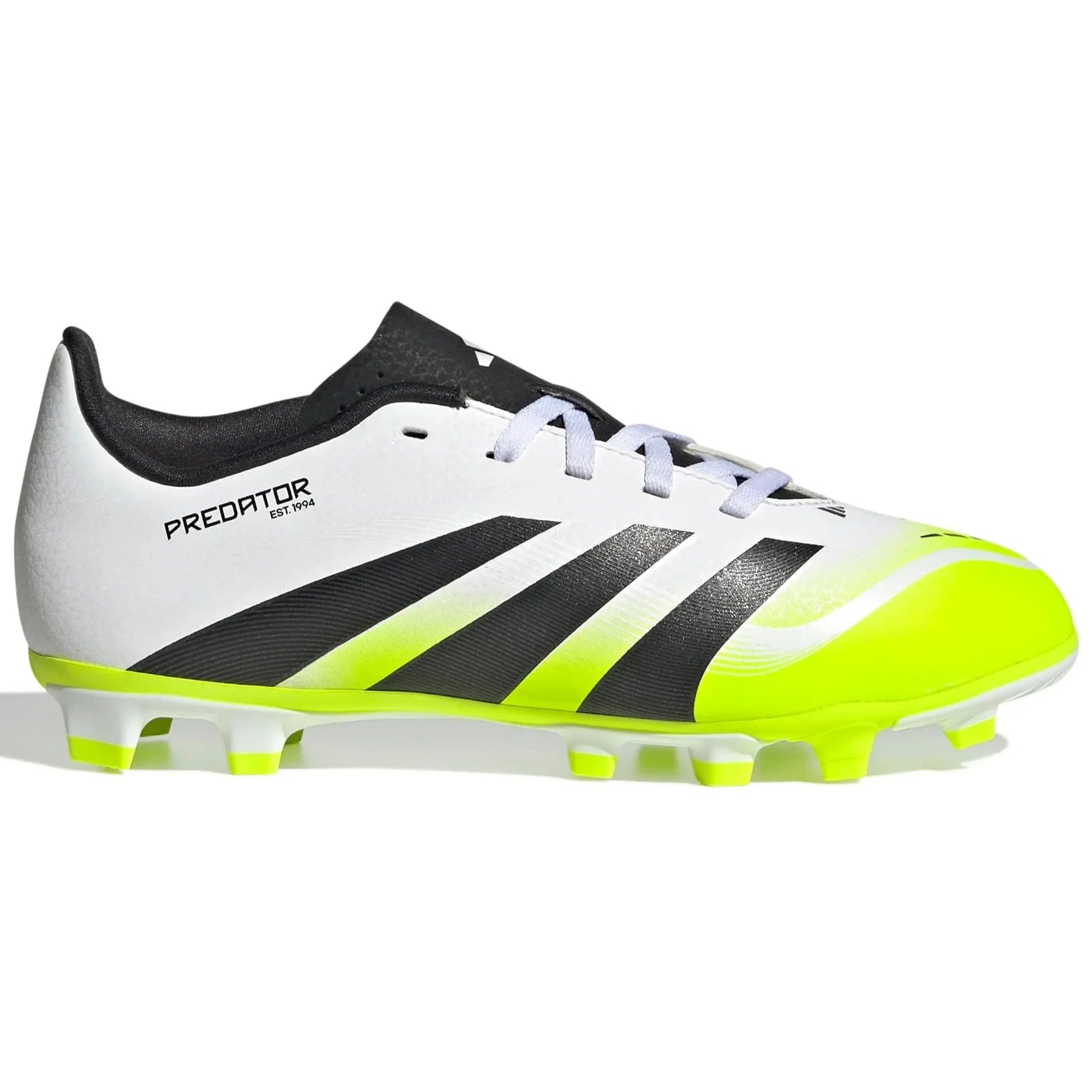 adidas Kid's Predator Club Firm-Multi Ground Soccer Cleats - Radiant Blaze Pack (FA25) (Side 1)