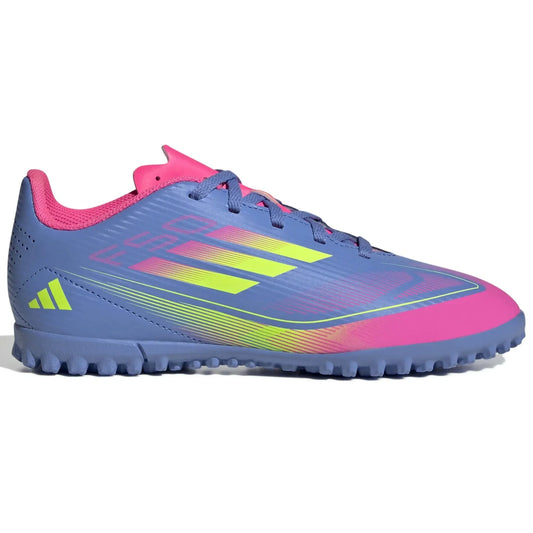 adidas Kids F50 Club Turf Soccer Shoes - Celestial Victory Pack (Side 1)