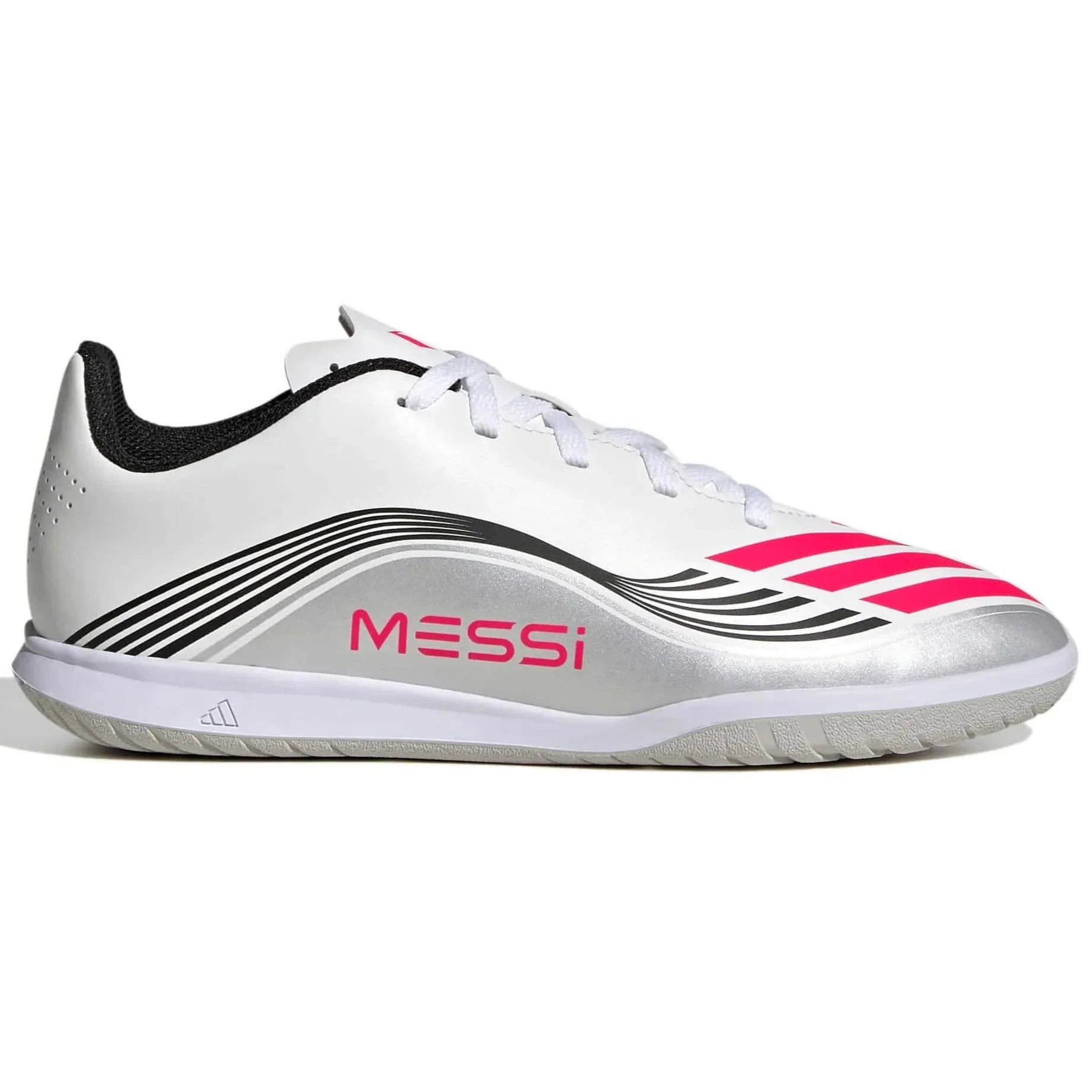 adidas Kids F50 Messi Club Indoor Soccer Shoes - Messi Prestig 10 (FA25) (Side 1)