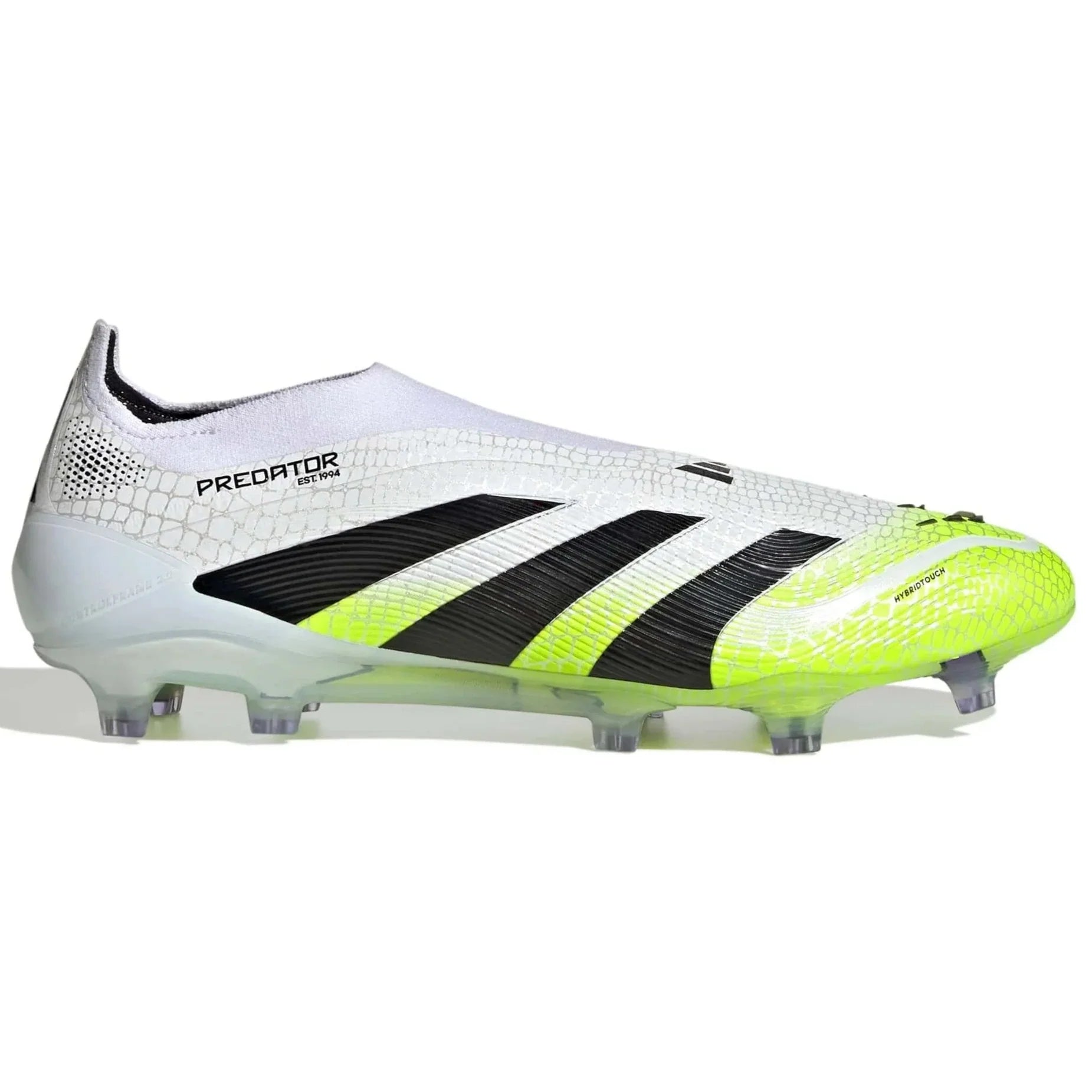 adidas Predator Elite Laceless Firm Ground Soccer Cleats - Radiant Blaze Pack (FA25) (Side 1)