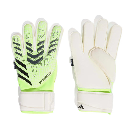 adidas Predator GL Match Fingersave Goalkeeper Gloves Lucid Lemon / White / Black (Pair)