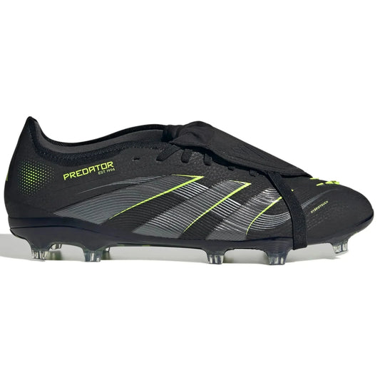 adidas Predator Pro Fold-Over Tongue Firm Ground Soccer Cleats - Electric Stealth Pack (FA25) (Side 1)