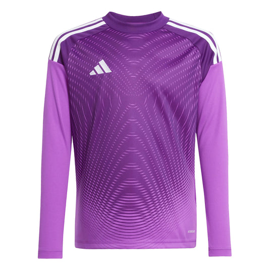 adidas Tiro 25 Youth Competition Long-Sleeve Goalkeeper Jersey Purple Burst (Front)