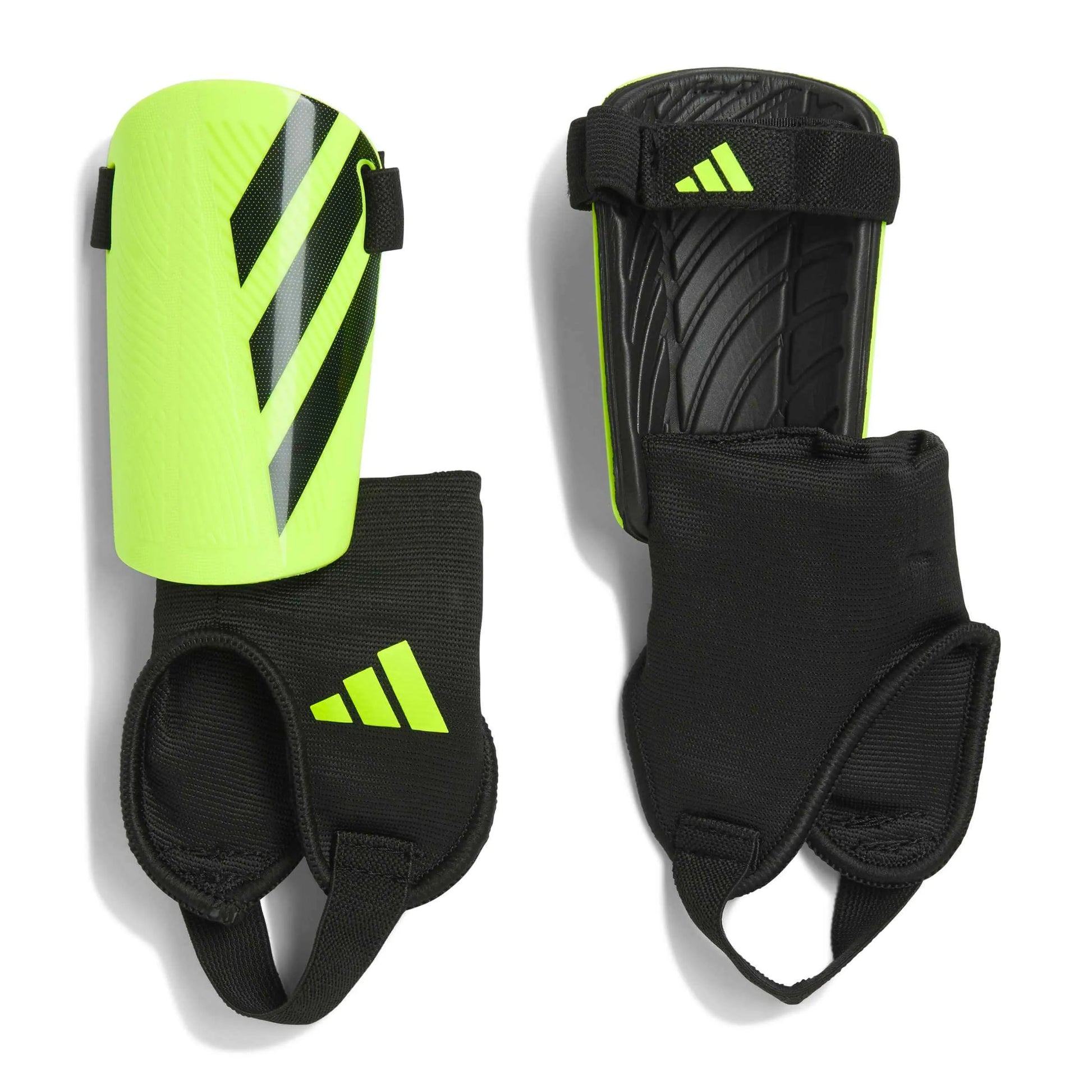 adidas Youth Tiro Match Shin Guards Lucid Lemon / Black (Set)
