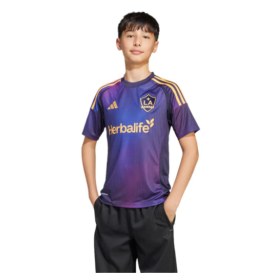 adidas 2025-26 LA Galaxy Youth Stadium Away Jersey