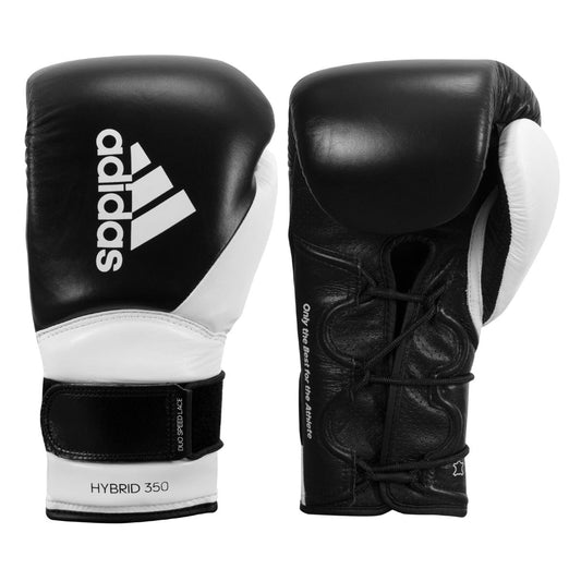 color:Black/White::Adidas Hybrid 350 Elite Training Gloves