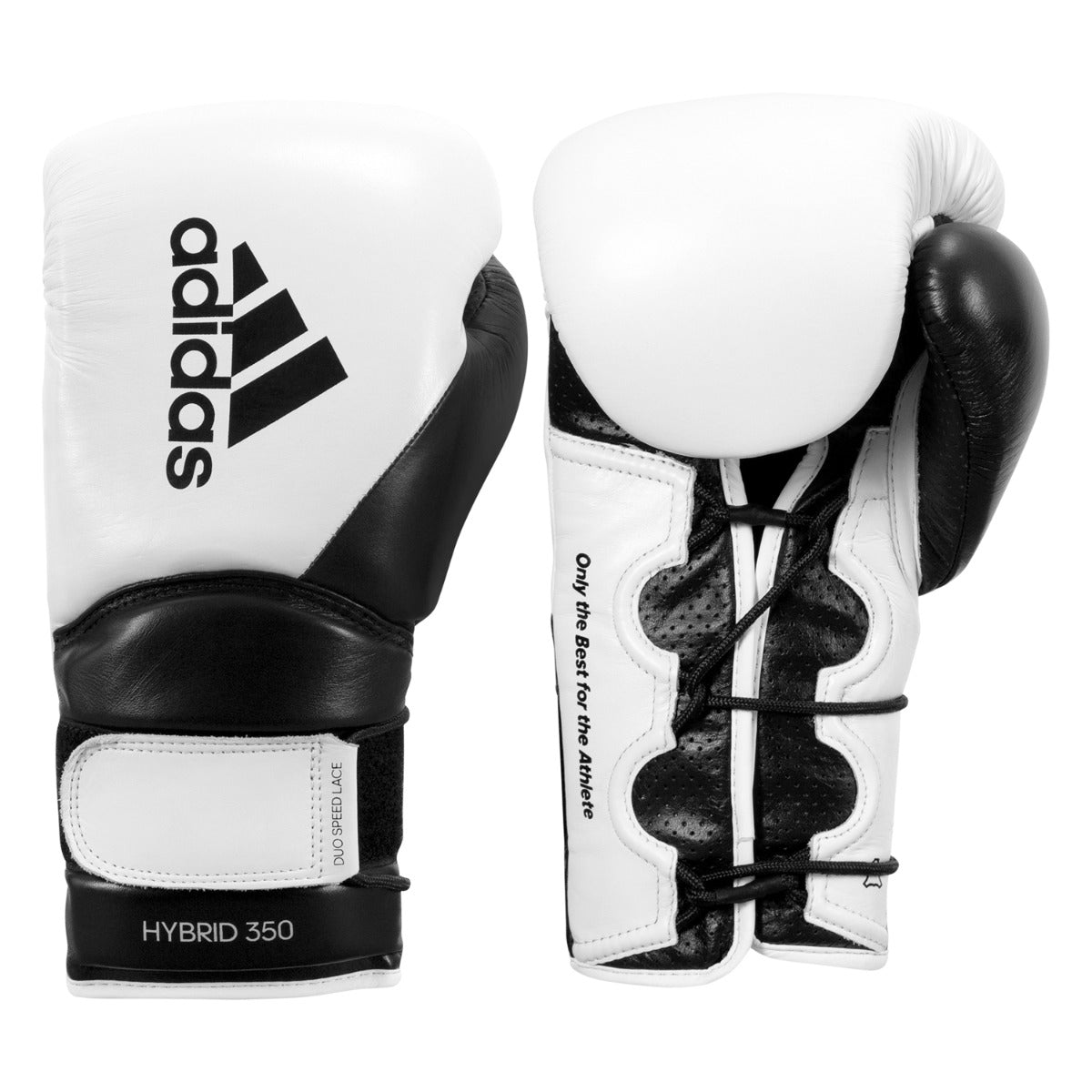 color:White/Black::Adidas Hybrid 350 Elite Training Gloves