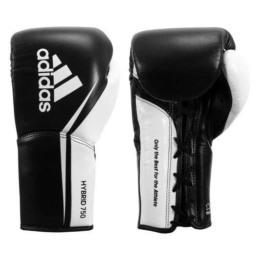 color:Black/White::Adidas Hybrid 350 Elite Pro Fight Gloves