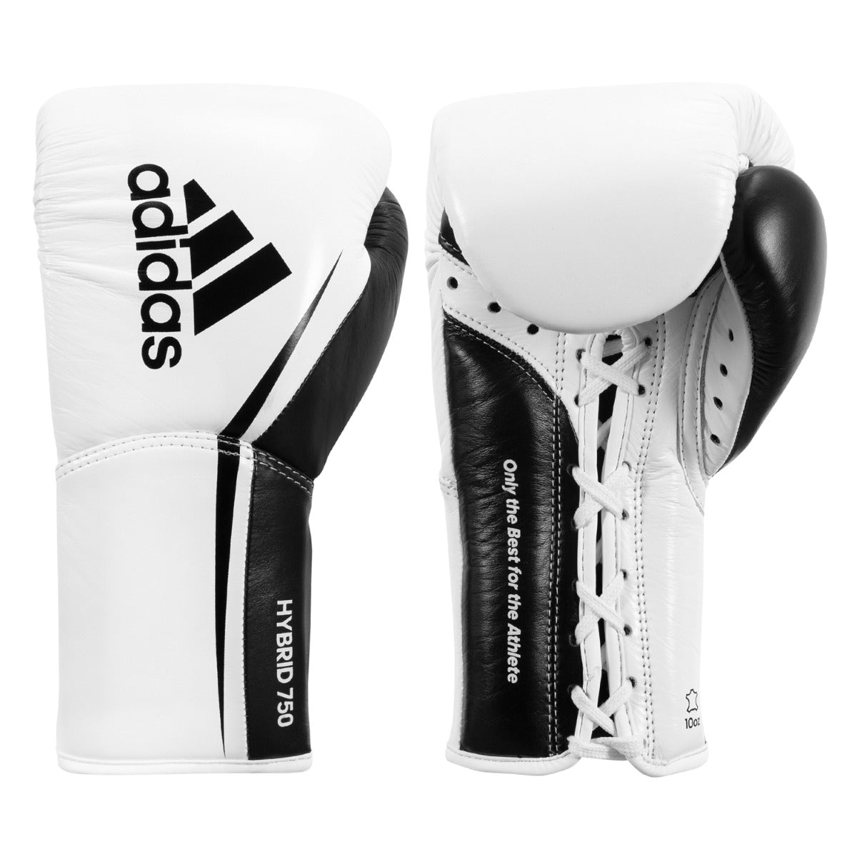 color:White/Black::Adidas Hybrid 350 Elite Pro Fight Gloves