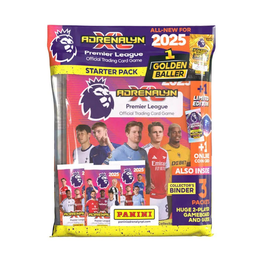 2024-25 Panini Adrenalyn XL Plus Premier League Cards Starter Pack (Album, Gameboard, 27 Cards + LE)