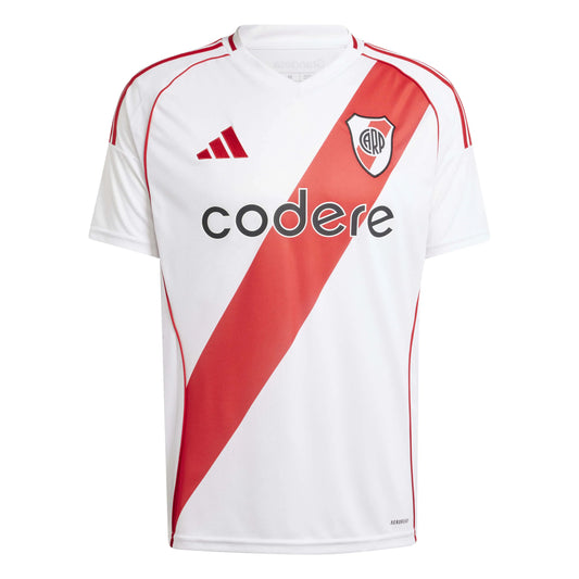adidas 2024-25 River Plate Men's Stadium Home Jersey