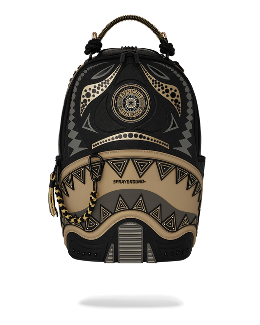 A.I. AFRICAN INTELLIGENCE SHARKS OF THE GOLD OCEAN BACKPACK - SANDFLOWER COLLAB