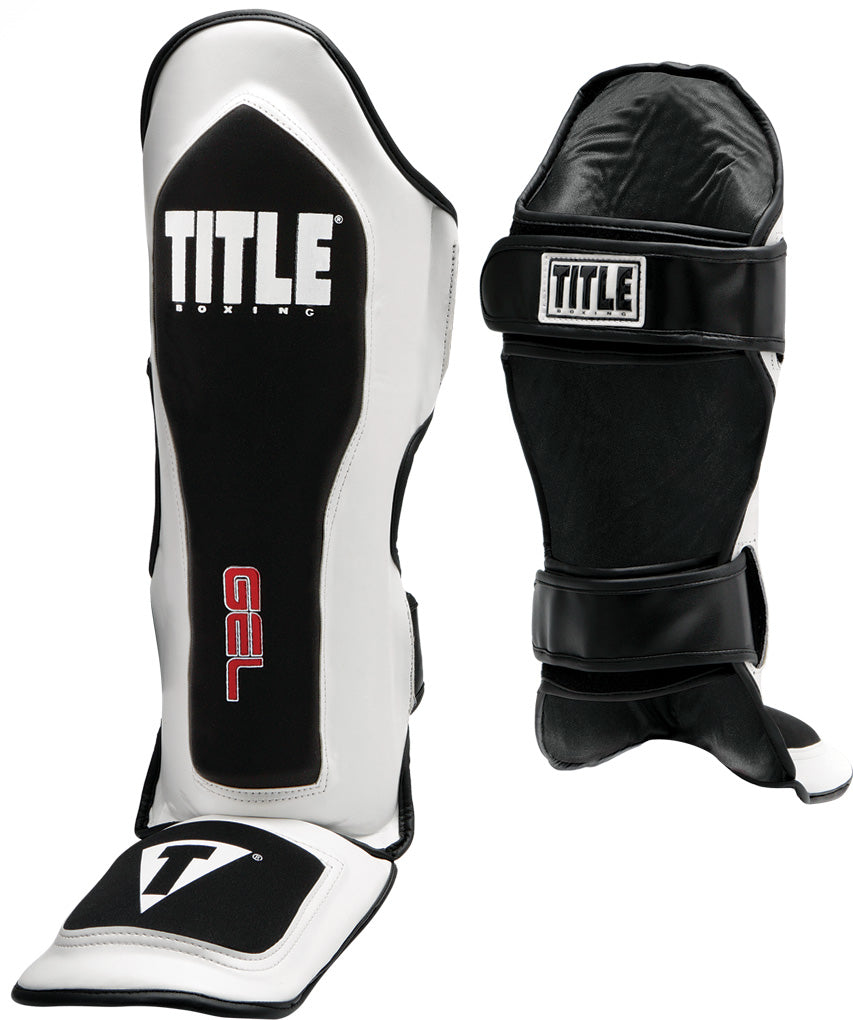 variant:lifestyle::TITLE Boxing Gel Elite Pro Shin & Instep Guards main view