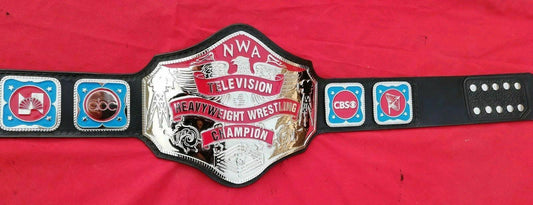 NWA TELEVISION HEAVYWEIGHT 24K NICKEL Wrestling Belt